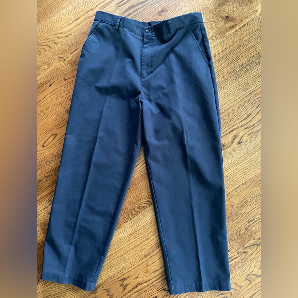 Men’s - Flat front navy khakis 36x30